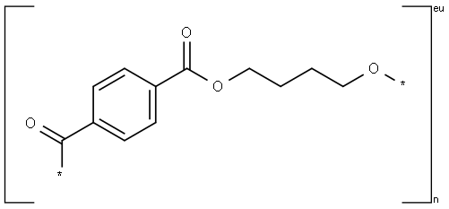 POLY(1,4-BUTYLENE TEREPHTHALATE) Struktur