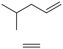 1-Pentene, 4-methyl-, polymer with ethene Struktur