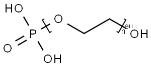 Poly(oxy-1,2-ethanediyl), .alpha.-phosphono-.omega.-hydroxy- Struktur