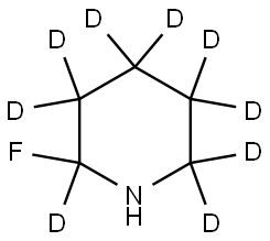 2-fluoropiperidine-2,3,3,4,4,5,5,6,6-d9 Struktur