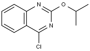 4-chloro-2-isopropoxyquinazoline Struktur