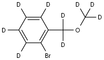 1-bromo-2-((methoxy-d3)methyl-d2)benzene-3,4,5,6-d4 Struktur