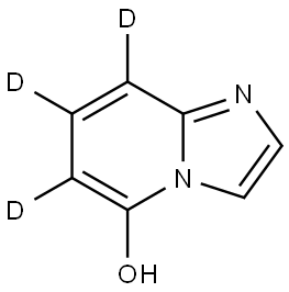 imidazo[1,2-a]pyridin-6,7,8-d3-5-ol Struktur