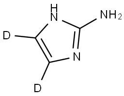 1H-imidazol-4,5-d2-2-amine Struktur