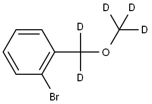 1-bromo-2-((methoxy-d3)methyl-d2)benzene Struktur