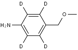 4-(methoxymethyl)benzen-2,3,5,6-d4-amine Struktur