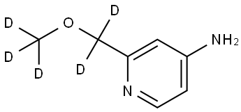 2-((methoxy-d3)methyl-d2)pyridin-4-amine Struktur