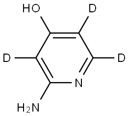 2-aminopyridin-3,5,6-d3-4-ol Struktur