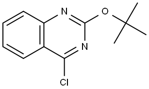 2-(tert-butoxy)-4-chloroquinazoline Struktur