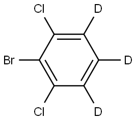 2-bromo-1,3-dichlorobenzene-4,5,6-d3 Struktur