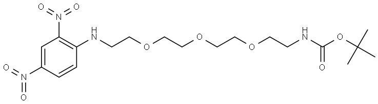 DNP-PEG3-NHBoc Struktur