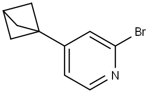 4-(bicyclo[1.1.1]pentan-1-yl)-2-bromopyridine Struktur