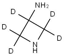 azetidin-2,2,3,4,4-d5-3-amine Struktur