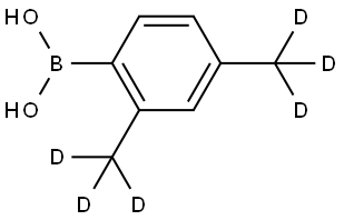 (2,4-bis(methyl-d3)phenyl)boronic acid Struktur