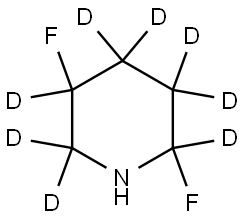 2,5-difluoropiperidine-2,3,3,4,4,5,6,6-d8 Structure