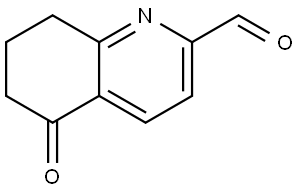 5,6,7,8-Tetrahydro-5-oxo-2-quinolinecarboxaldehyde Struktur