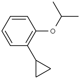 1-Cyclopropyl-2-isopropoxybenzene Struktur