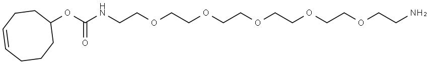 (4E)-TCO-PEG5-amine Struktur