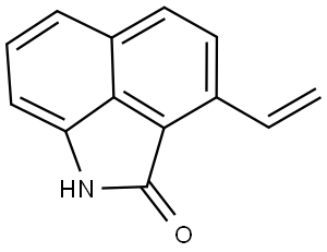 3-Ethenylbenz[cd]indol-2(1H)-one Struktur