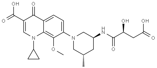 Nemonoxacin Impurity 8 Struktur