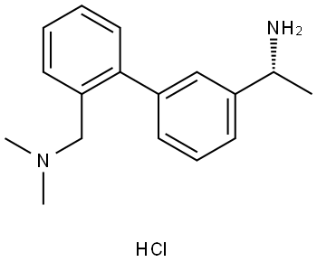 (R)-1-(2'-((dimethylamino)methyl)-[1,1'-biphenyl]-3-yl)ethan-1-amine Struktur