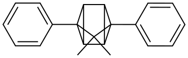 3,3-DIMETHYL-2,4-DIPHENYLTETRACYCLO[3.2.0.0(2,7).0(4,6)]HEPTANE Struktur