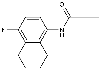N-(4-fluoro-5,6,7,8-tetrahydronaphthalen-1-yl)pivalamide Structure