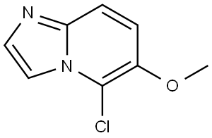 5-Chloro-6-methoxy-imidazo[1,2-a]pyridine Struktur