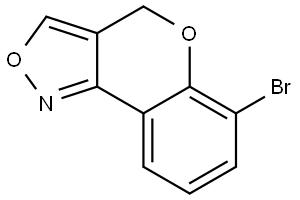 6-bromo-4H-chromeno[4,3-c]isoxazole Struktur