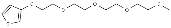 2,5,8,11-Tetraoxatridecane, 13-(3-thienyloxy)- Struktur