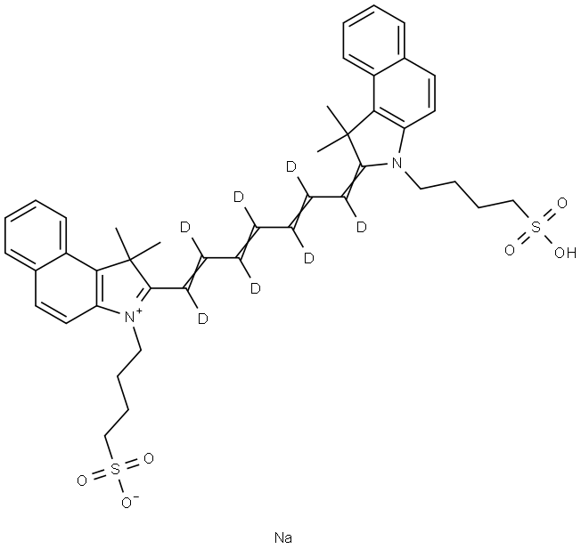 Indocyanine green-d7 Struktur