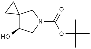 tert-butyl (7S)-7-hydroxy-5-azaspiro[2.4]heptane-5-carboxylate Struktur