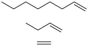 1-Octene, polymer with 1-butene and ethene Struktur