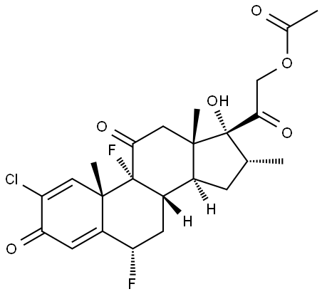 Halometasone Impurity 3 Struktur