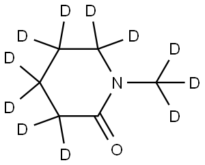 1-(methyl-d3)piperidin-2-one-3,3,4,4,5,5,6,6-d8 Struktur