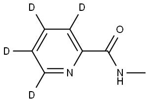 N-methylpicolinamide-3,4,5,6-d4 Struktur