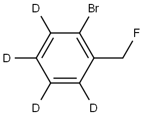 1-bromo-2-(fluoromethyl)benzene-3,4,5,6-d4 Struktur