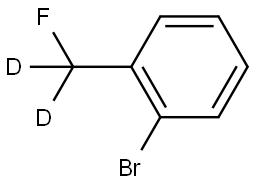 1-bromo-2-(fluoromethyl-d2)benzene Struktur