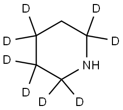 piperidine-2,2,3,3,4,4,6,6-d8 Struktur