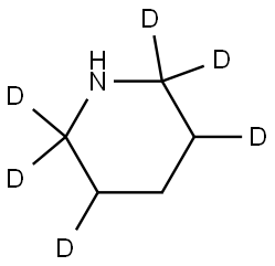 piperidine-2,2,3,5,6,6-d6 Struktur