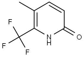 5-methyl-6-(trifluoromethyl)pyridin-2-ol Struktur