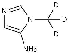 1-(methyl-d3)-1H-imidazol-5-amine Struktur