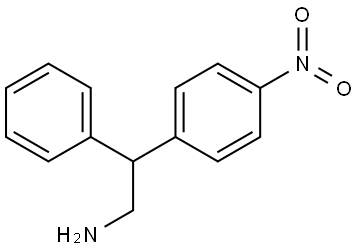 Benzeneethanamine, 4-nitro-β-phenyl- Struktur