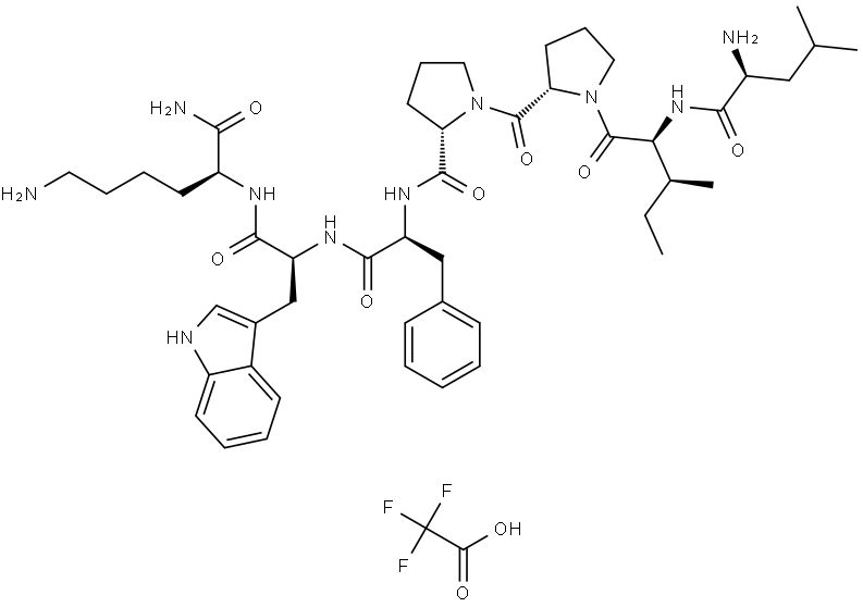 Cardiotoxin Analog (CTX) IV (6-12) (TFA) Struktur