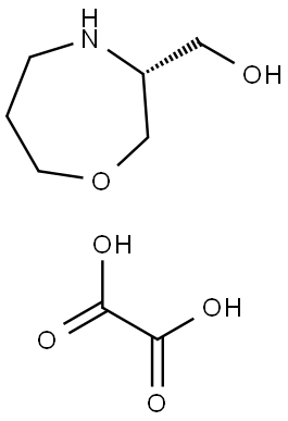 [(3R)-1,4-oxazepan-3-yl]methanol Struktur