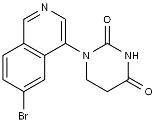 1-(6-溴異喹啉-4-基)二氫嘧啶-2,4(1H,3H)-二酮, 2925091-03-6, 結(jié)構(gòu)式