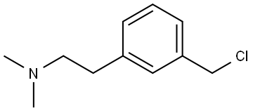 2-(3-(chloromethyl)phenyl)-N,N-dimethylethanamine Struktur