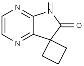 Spiro[cyclobutane-1,7′-[7H]pyrrolo[2,3-b]pyrazin]-6′(5′H)-one Struktur