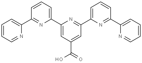 2,2':6',2'':6'',2''':6''',2''''-QUINQUEPYRIDINE-4''-CARBOXYLIC ACID Struktur