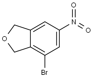 Isobenzofuran, 4-bromo-1,3-dihydro-6-nitro- Struktur